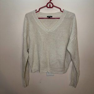 Sparkly cropped sweater